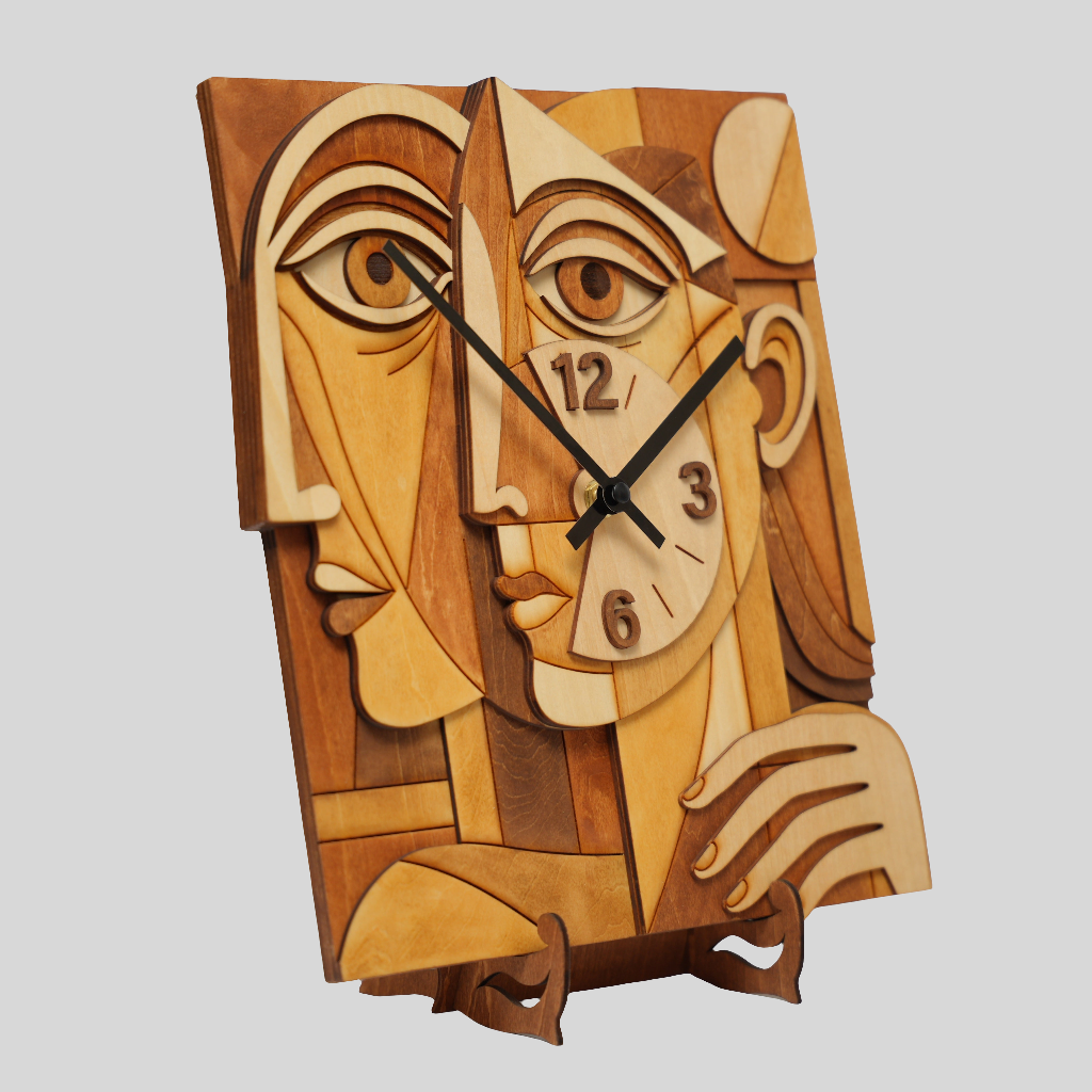 Picasso - Wooden Wall Clock