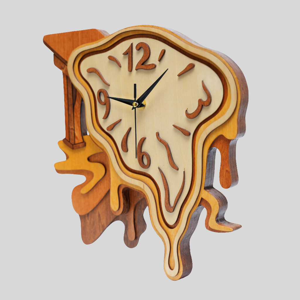 Dali - Wooden Wall Clock