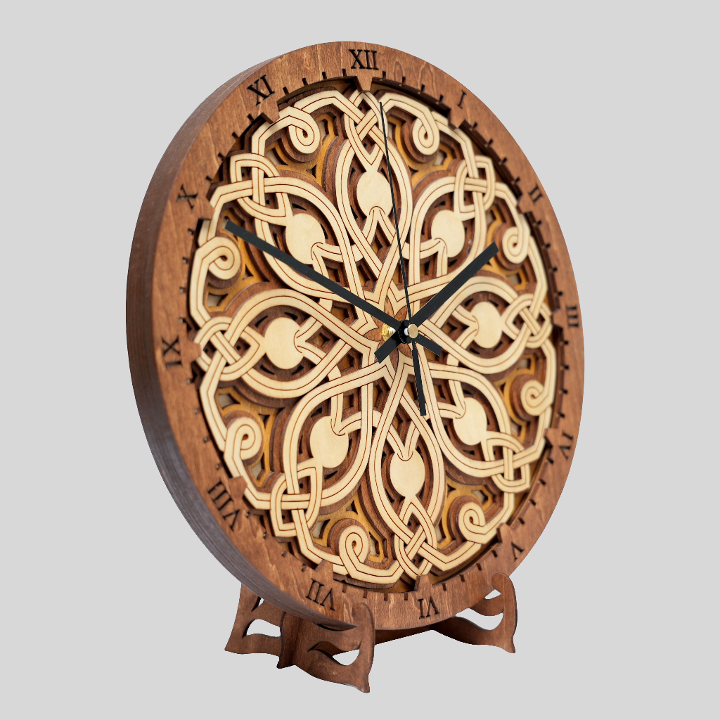 Pomegranate - Wooden Wall Clock