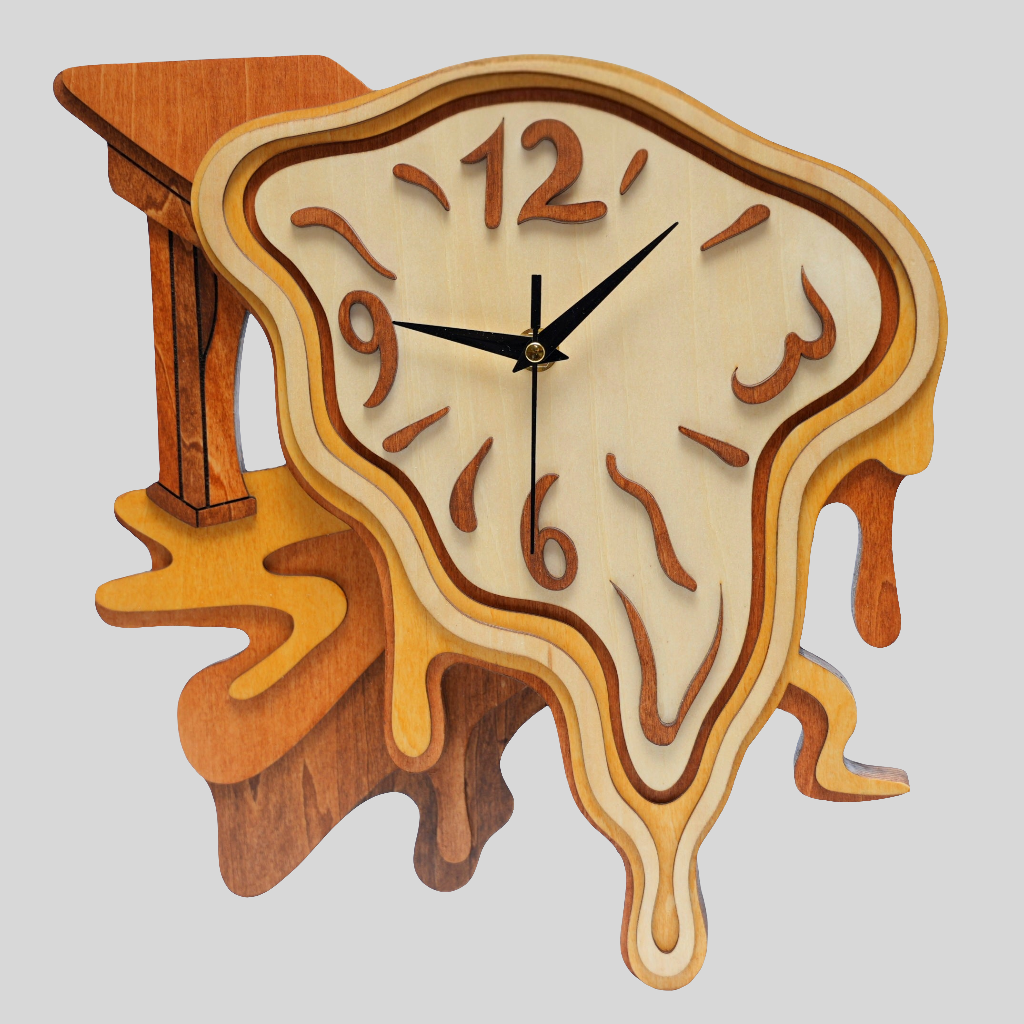 Dali - Wooden Wall Clock
