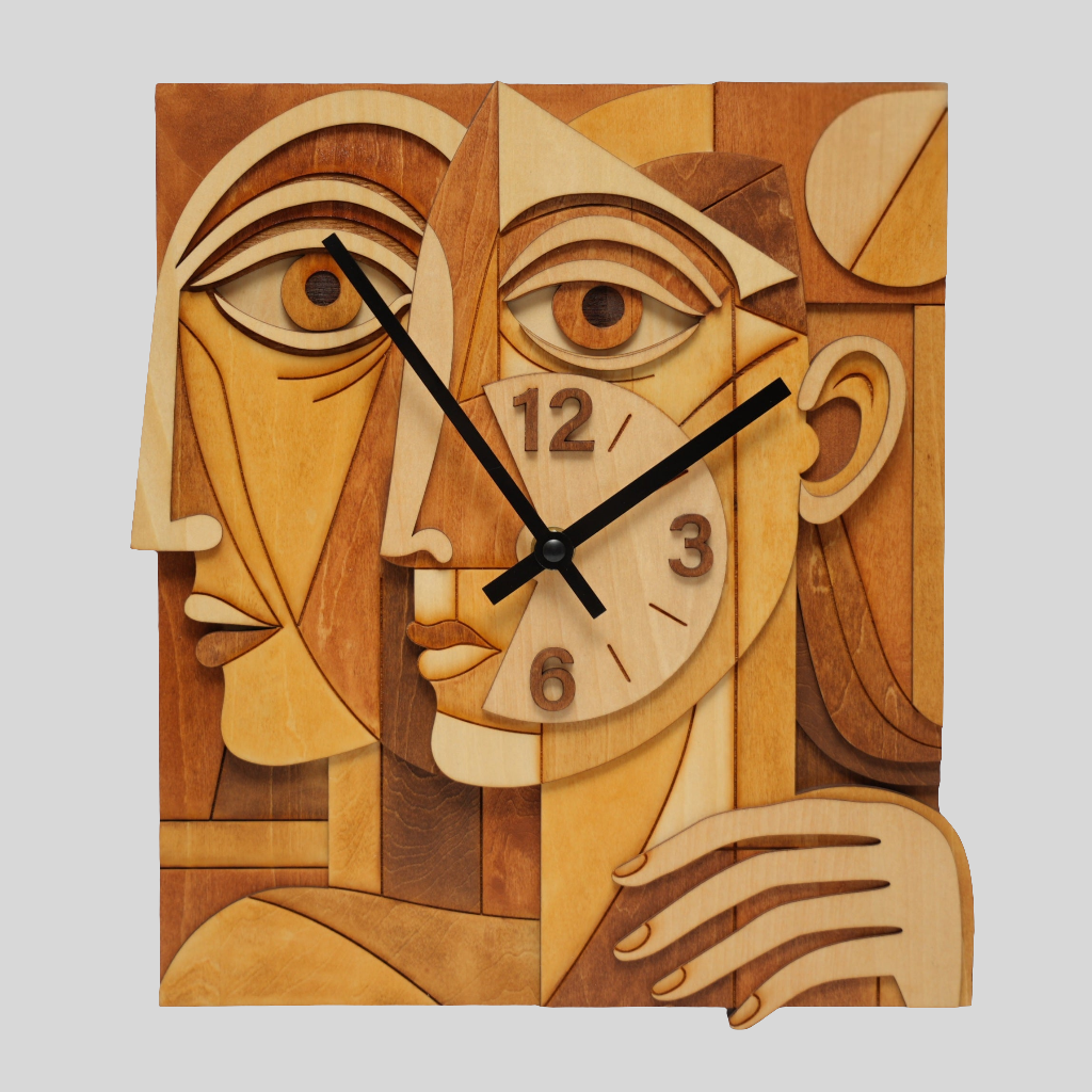 Picasso - Wooden Wall Clock