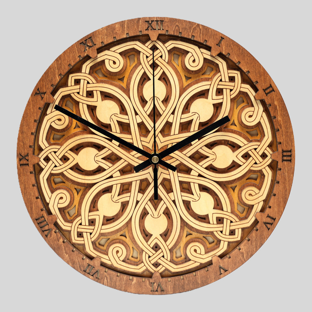 Pomegranate - Wooden Wall Clock